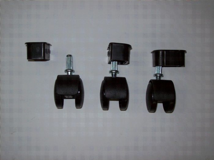 RODAJAS (RUEDITAS) GIRATORIAS DE 2" DE PLASTICO
